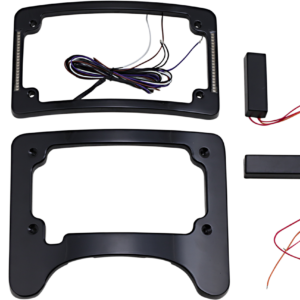 Turn Signal Eliminator with Tri Radius Illuminated Plate Frame
