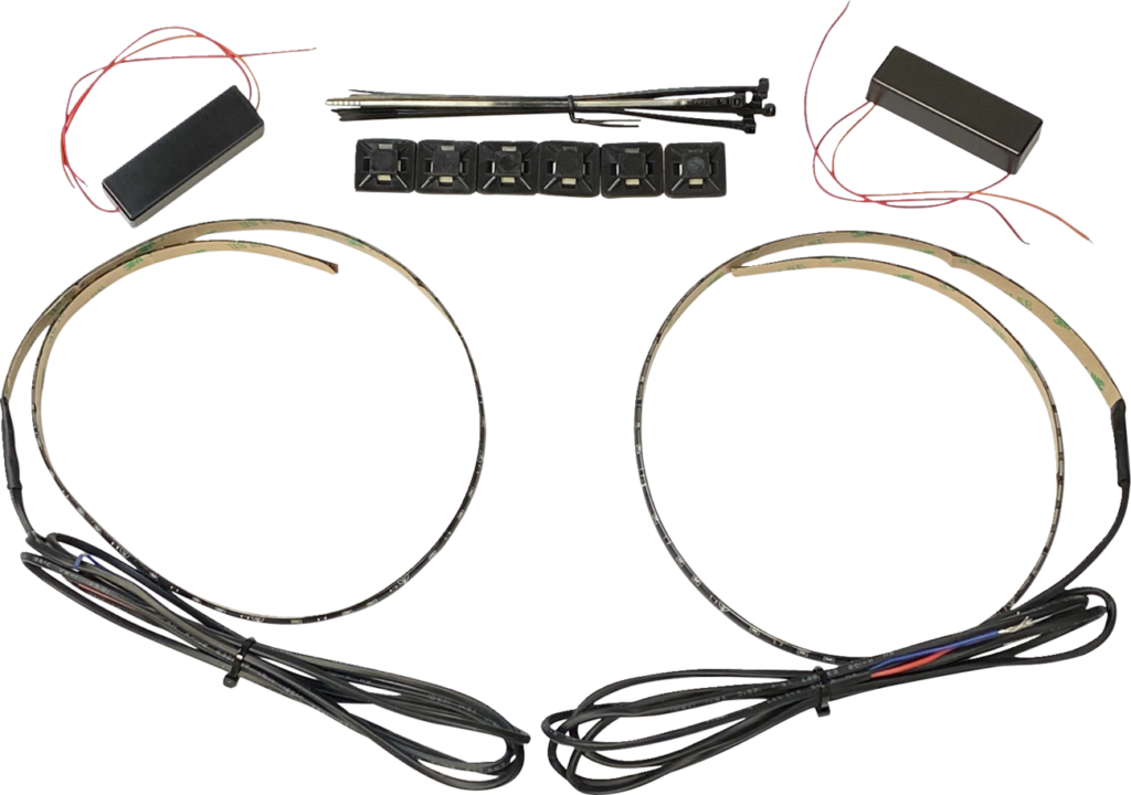 Side Fire Led Components Dual Intensity Side Firing Auxiliary LED Strips – ccmotorworx