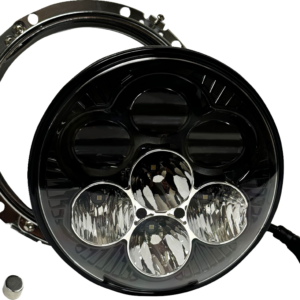 Shark Demon? 7? Round LED Headlight with Color Changing Backlight