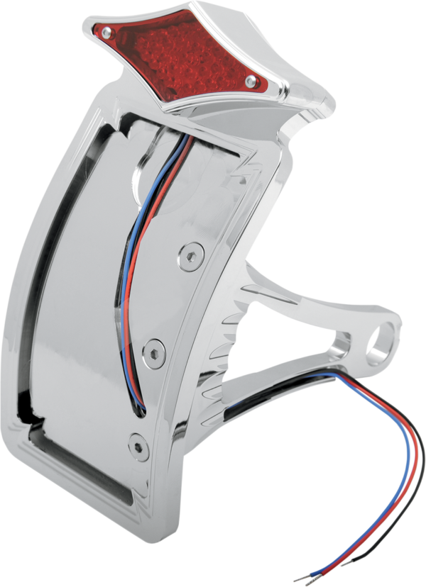 Side Mount Diamond LED Taillight and License Plate Mount