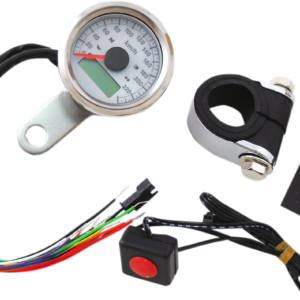 1-7/8" Programmable Imperial Speedometer with Indicator Lights