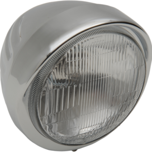 Chrome Custom Springer-Style Headlight Assemblies