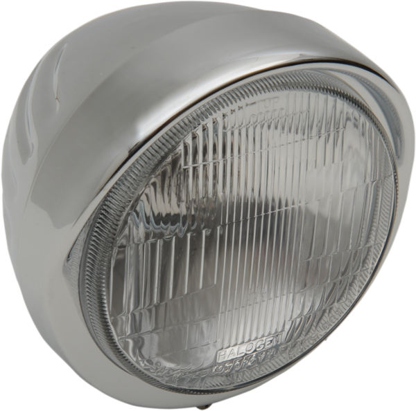 Chrome Custom Springer-Style Headlight Assemblies