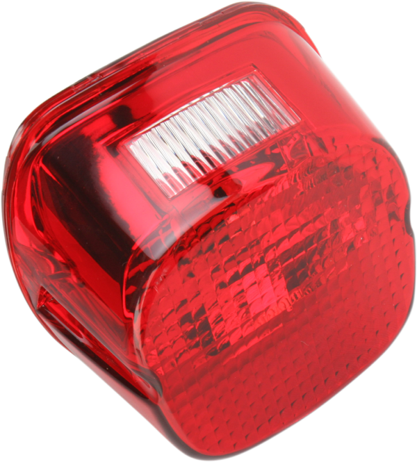 Laydown Taillight Lens with Top Tag Window