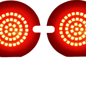 Genesis? 4 Solid Red Flat Rear Turn Signal Insert