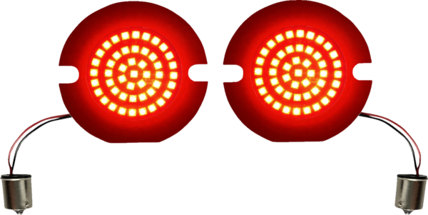 Genesis? 4 Solid Red Flat Rear Turn Signal Insert