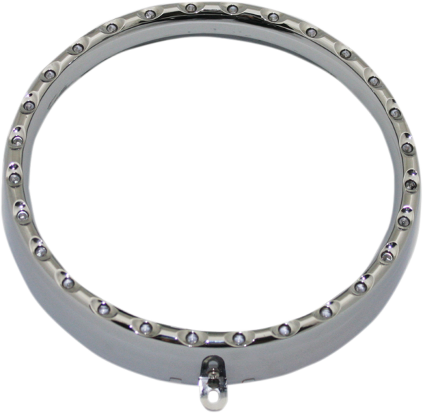 7" LED Halo Headlight Trim Rings with Built-In Turn Signals