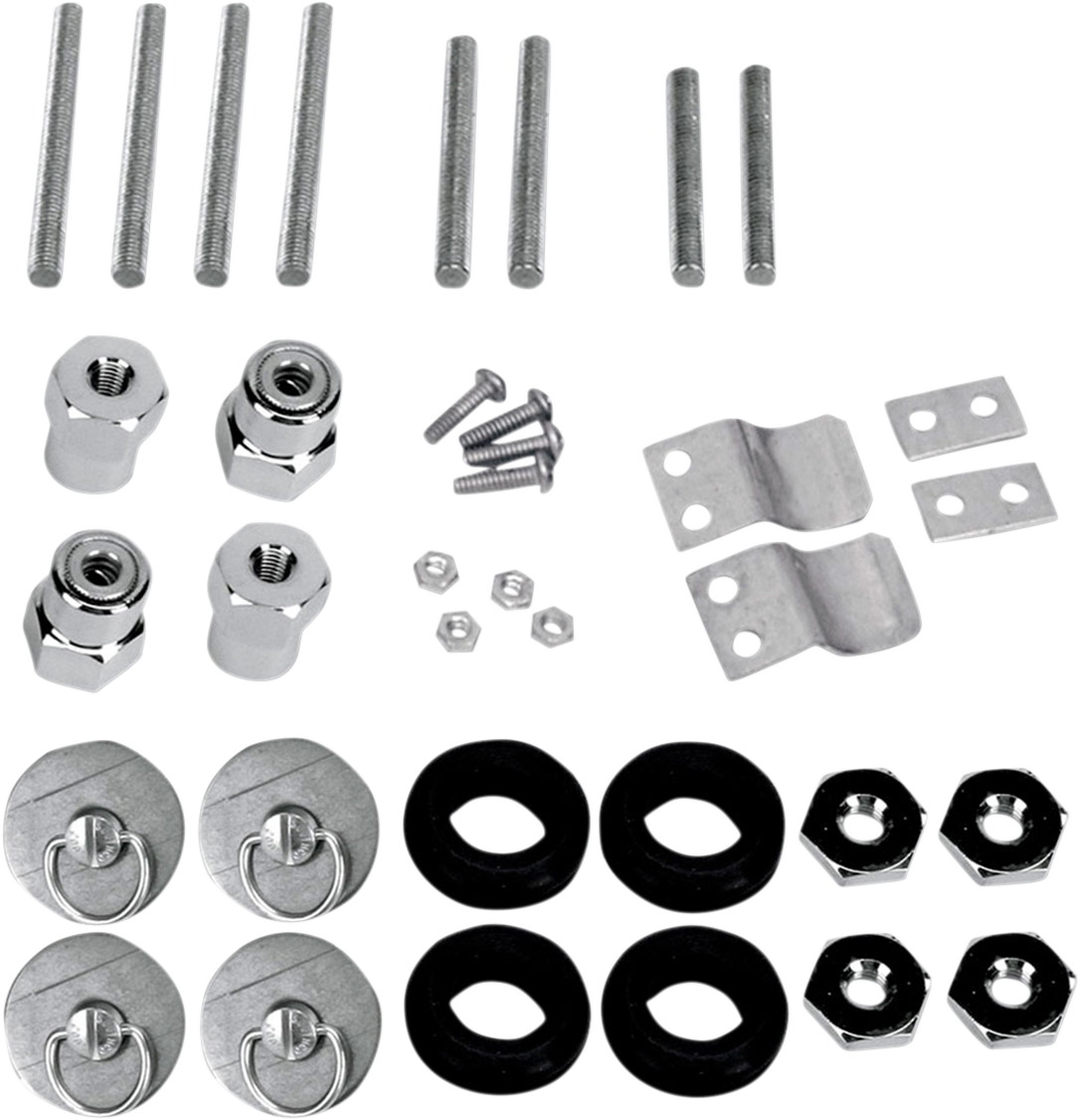 S4 Quick-Disconnect Saddlebag Docking Post and Fastener Kit for Harley