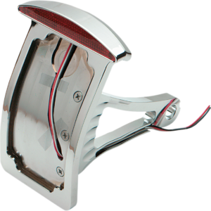 Side Mount Half-Moon LED Taillight and License Plate Mount