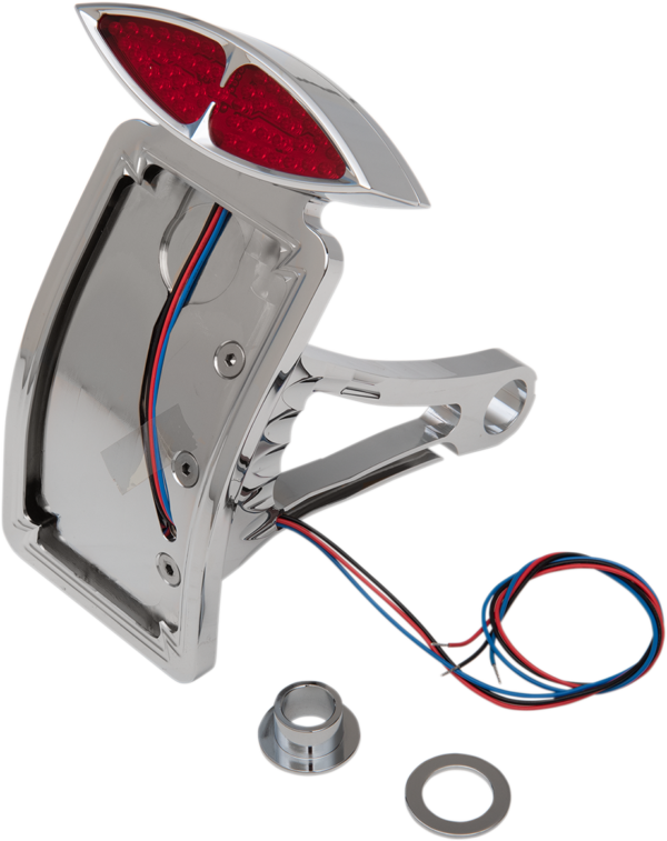 Side-Mount Deco Taillight with License Plate Mount