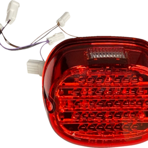Low Profile LED Taillight with Integrated Auxiliary Turn Signals