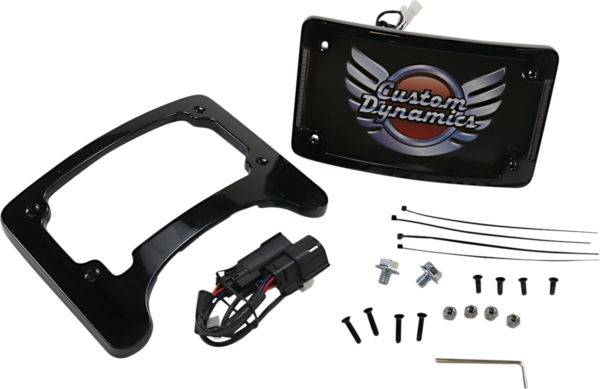 Turn Signal Eliminator with Tri Radius Illuminated Plate Frame